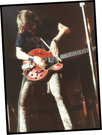 Alvin Lee Playing at Woodstock, 1969