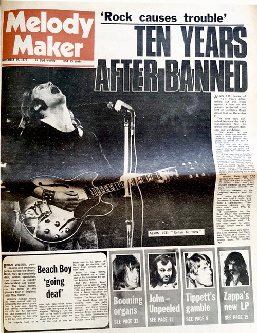 Ten Years After (1970 August to December)