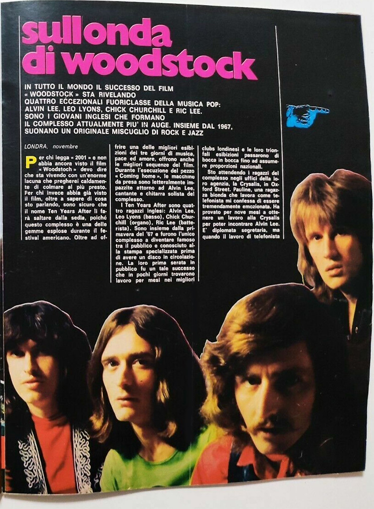 Ten Years After (1970 August to December)