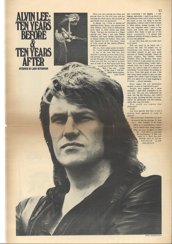 Ten Years After (1970 August to December)