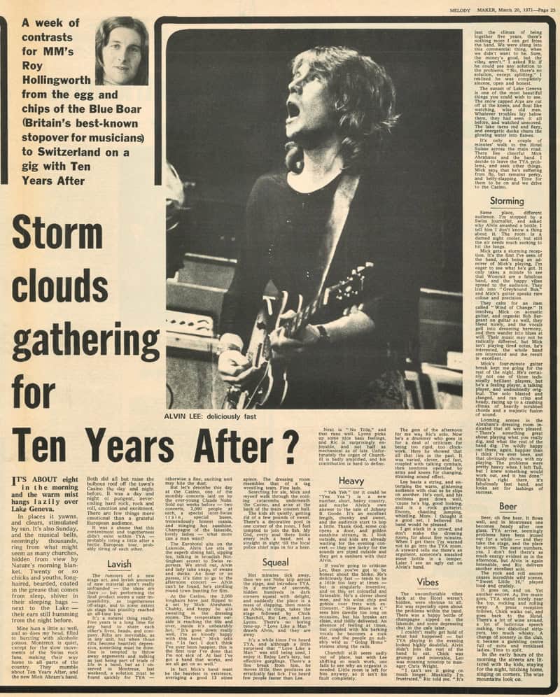 Ten Years After (1971 January-July)