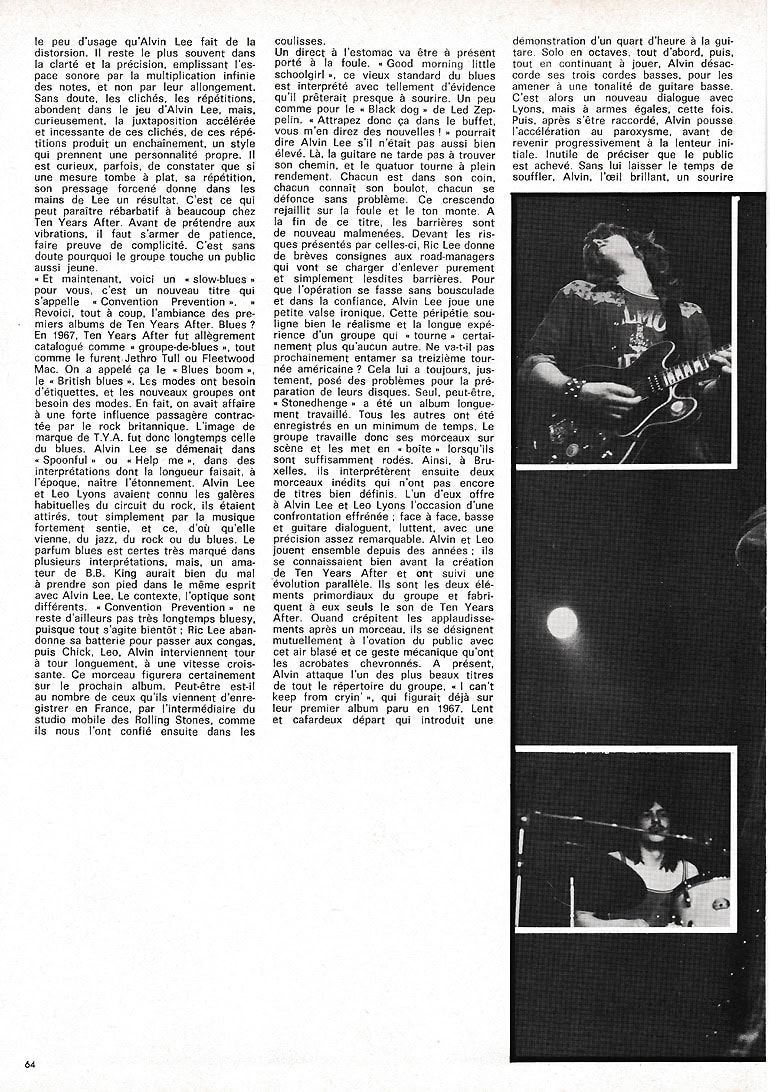 Ten Years After (1972 January to June)