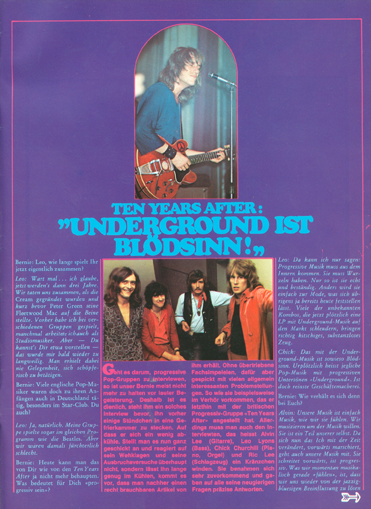 Ten Years After 1969 Jan-July
