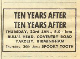 Ten Years After 1969 Jan-July