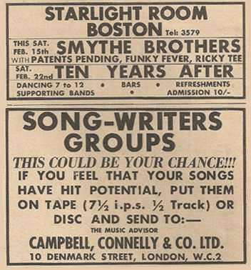 Ten Years After 1969 Jan-July