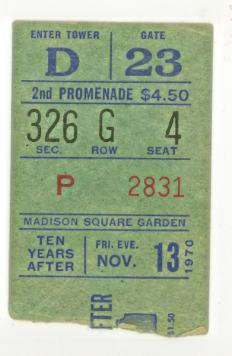 Ten Years After (1970 August to December)