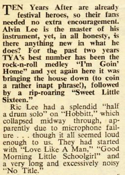 Ten Years After (1970 Isle of Wight Festival)