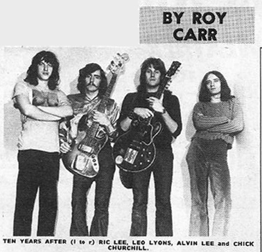 Ten Years After (1970 August to December)