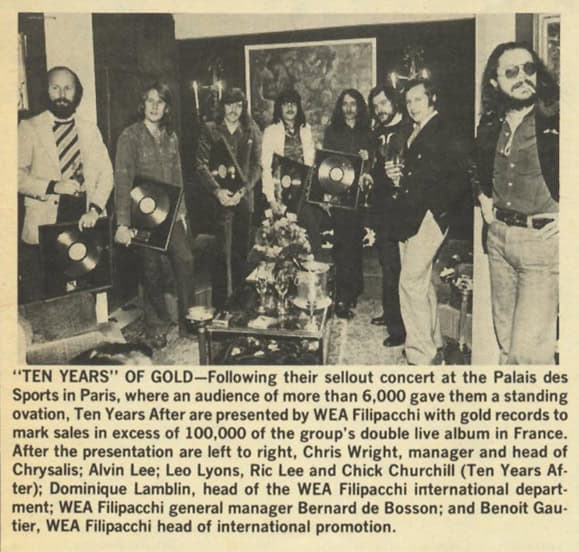 Ten Years After (1974 January to July)