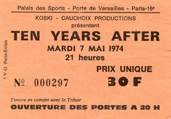Ten Years After (1974 January to July)